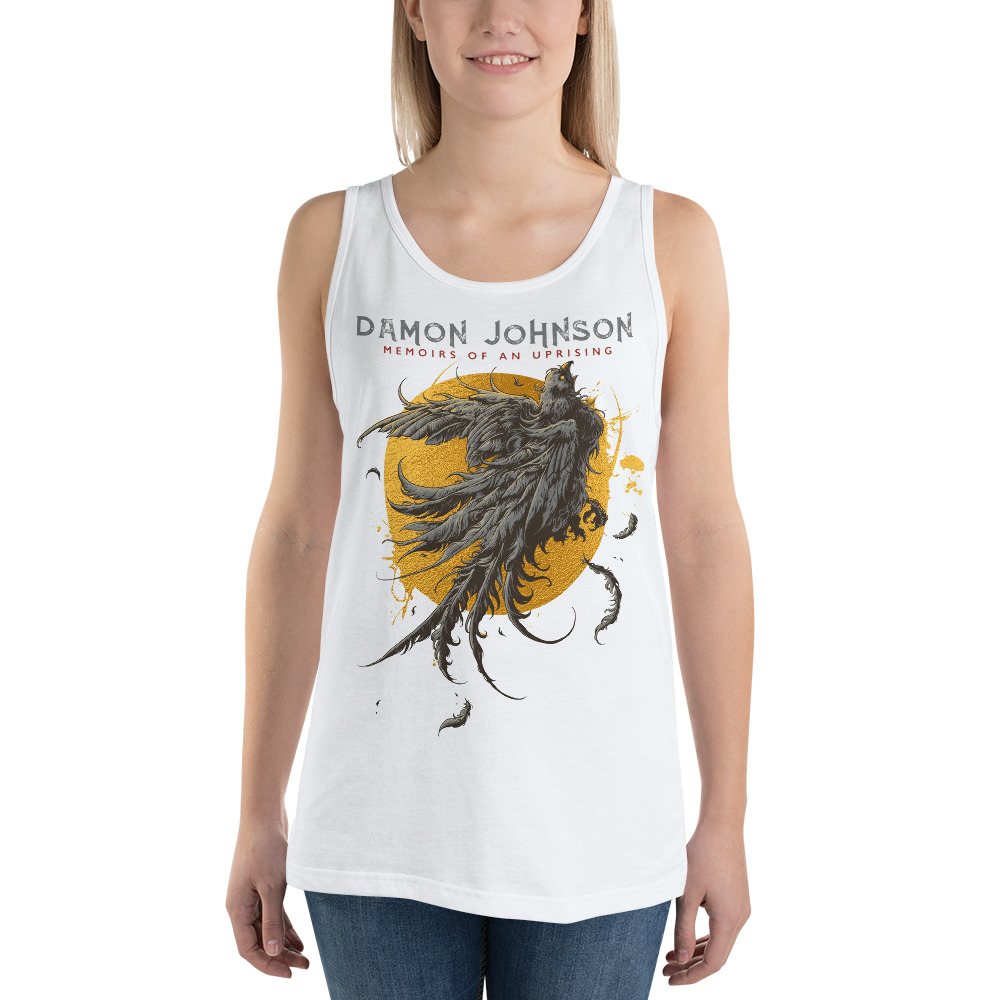 Damon Johnson - Memoirs Of An Uprising Unisex Tank Top - Image 2